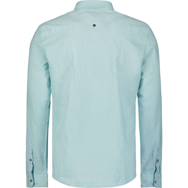 No Excess Shirt solid with linen ice 27470213SN-151 large