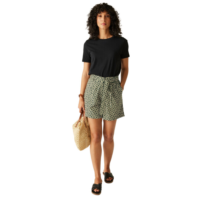 Regatta Dames orla kiely ii jasmine flower zomershort UTRG11600_black large