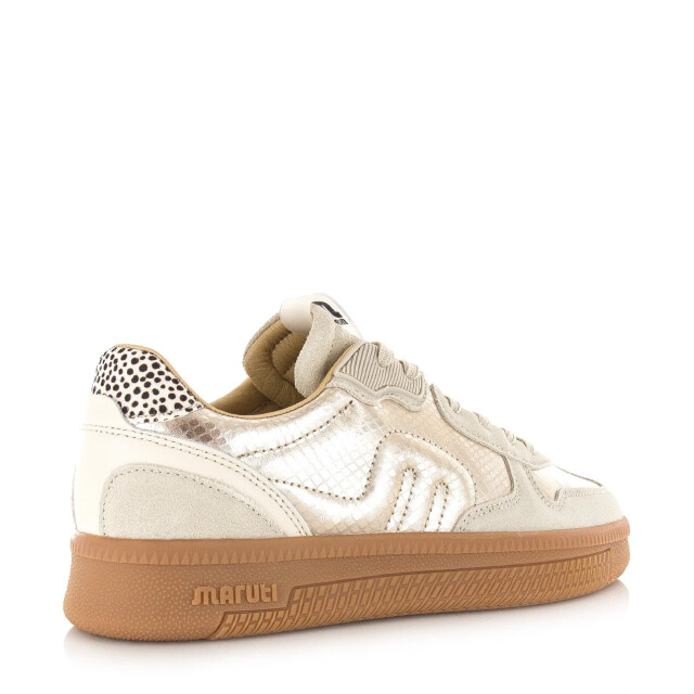 Maruti yale suede taupe gold sneakers lage sneakers dames 66.1844.01-L25 large