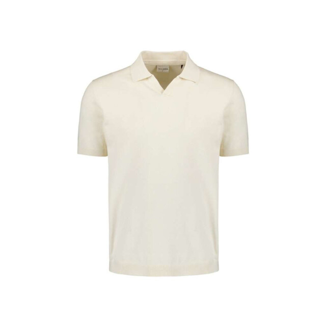 No Excess Pullover short sleeve polo v solid offwhite 27230353SN-011 large