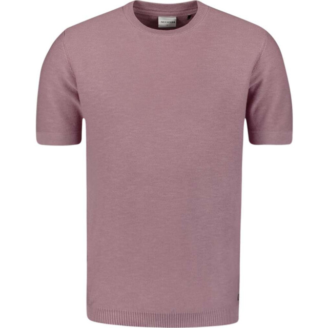 No Excess Pullover short sleeve crewneck soli mauve 27230262-146 large