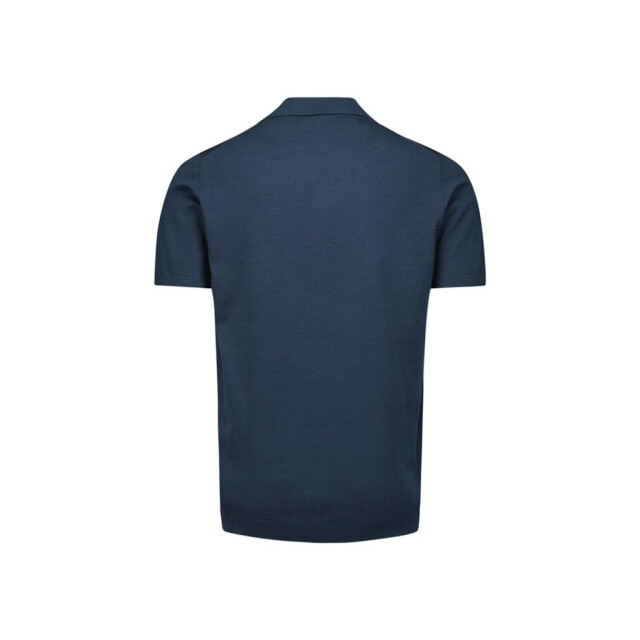No Excess Pullover short sleeve polo v solid deep blue 27230353SN-096 large