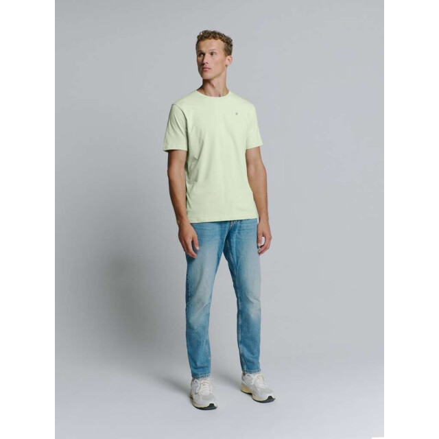 No Excess T-shirt crewneck solid basic mint 27340101SN-058 large