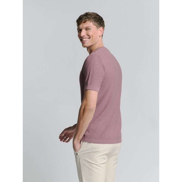 No Excess Pullover short sleeve crewneck soli mauve 27230262-146 large