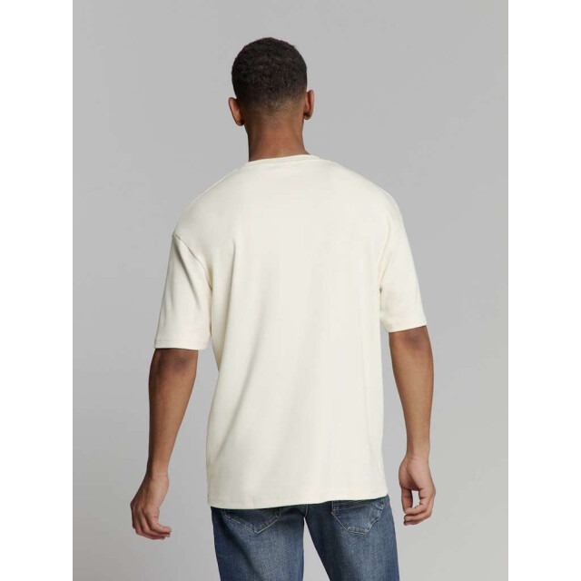 No Excess T-shirt crewneck heavy solid basic offwhite 27340261-011 large