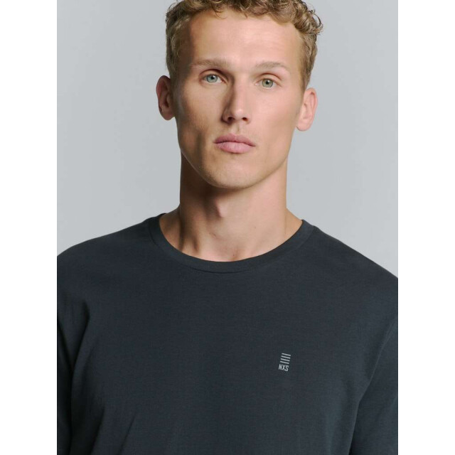 No Excess T-shirt crewneck solid basic night 27340101SN-078 large