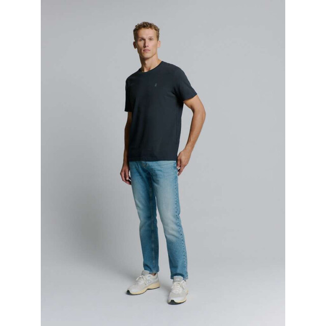 No Excess T-shirt crewneck solid basic night 27340101SN-078 large