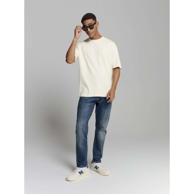 No Excess T-shirt crewneck heavy solid basic offwhite 27340261-011 large