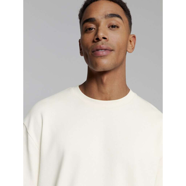 No Excess T-shirt crewneck heavy solid basic offwhite 27340261-011 large