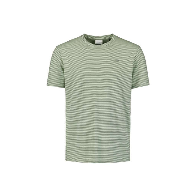 No Excess T-shirt crewneck stripes mint 27340371-058 large