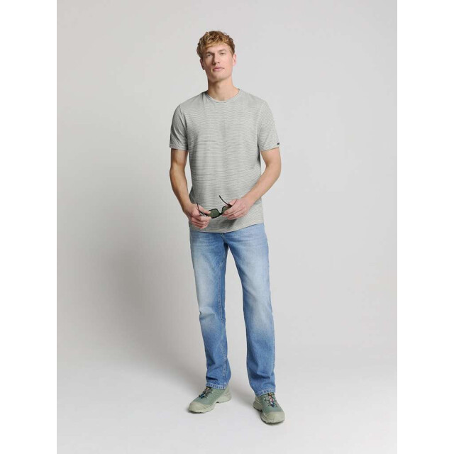 No Excess T-shirt crewneck stripes offwhite 27340371-011 large