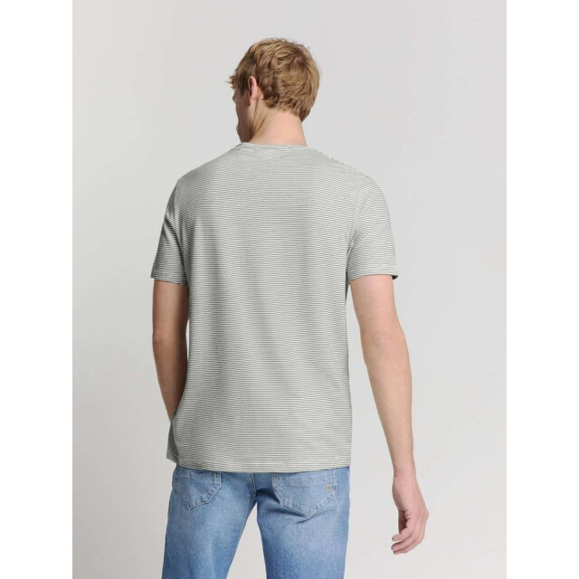 No Excess T-shirt crewneck stripes offwhite 27340371-011 large