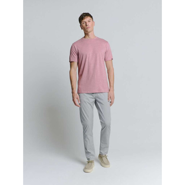 No Excess T-shirt crewneck melange mauve 27340262SN-146 large