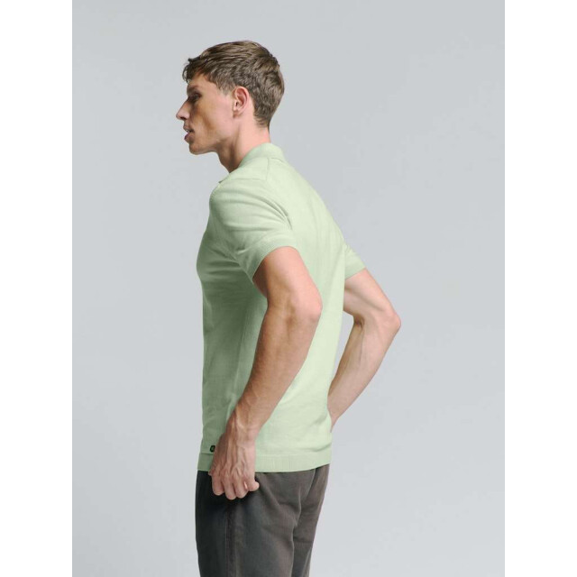 No Excess Pullover short sleeve polo v solid mint 27230353SN-058 large