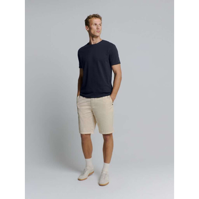 No Excess T-shirt crewneck solid relief jacqu deep blue 27350307-096 large