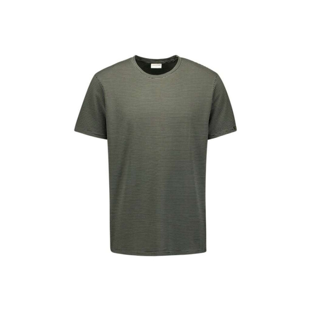 No Excess T-shirt crewneck stripes dark steel 27340371-124 large