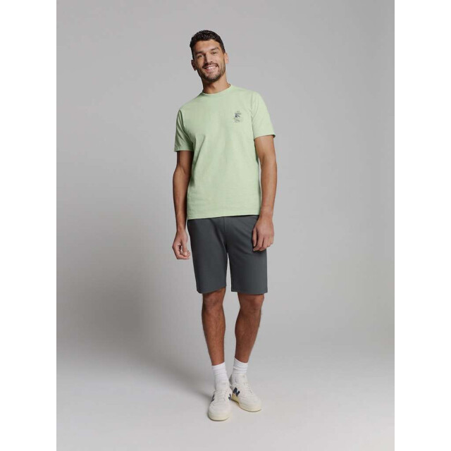 No Excess T-shirt crewneck slub placed prints mint 27350309-058 large