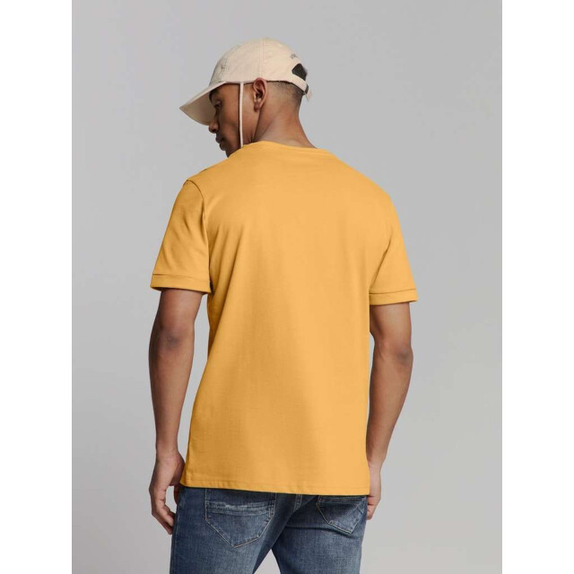 No Excess T-shirt crewneck peached yellow 27360375-070 large