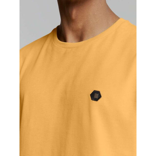No Excess T-shirt crewneck peached yellow 27360375-070 large