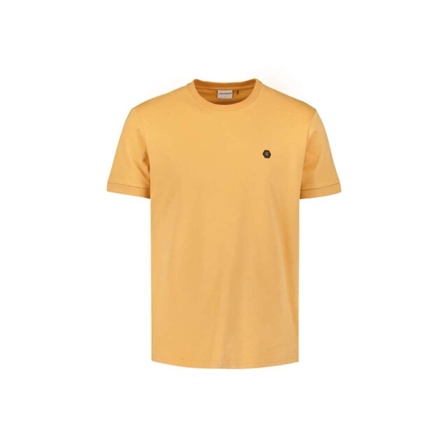No Excess T-shirt crewneck peached yellow 27360375-070 large