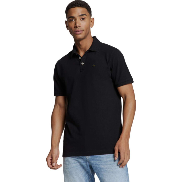 No Excess Polo pique garment dyed black 27380201SN-020 large
