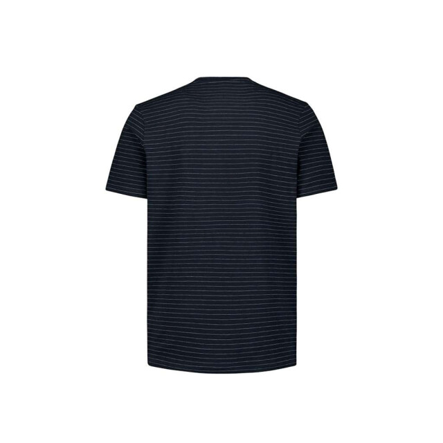 No Excess T-shirt crewneck small pin stripe deep blue 27360390-096 large