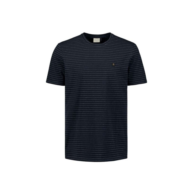 No Excess T-shirt crewneck small pin stripe deep blue 27360390-096 large