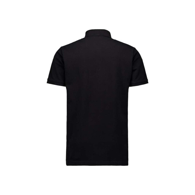 No Excess Polo pique garment dyed black 27380201SN-020 large