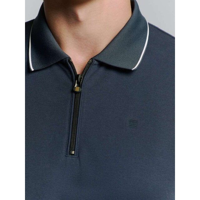 No Excess Polo liquid finished cotton deep blue 27370220-096 large