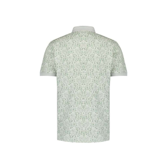 No Excess Polo pique allover printed green 27380304-050 large