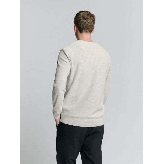 No Excess Pullover crewneck garment dyed + st chalk 27210101SN-017 large