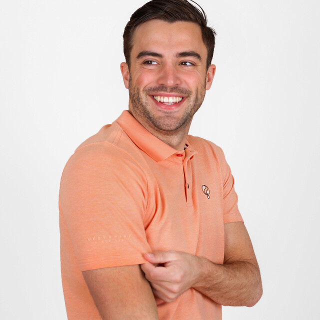 Q1905 Polo shirt willemstad licht melange QM2653909-328-1 large
