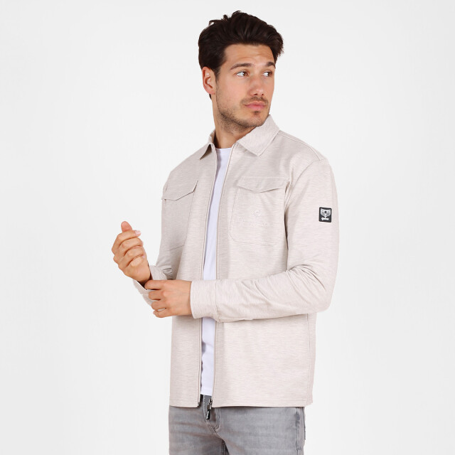 Q1905 Overshirt hattem zand melange QM2343340-842-1 large