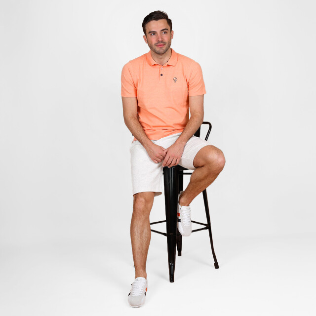 Q1905 Polo shirt willemstad licht melange QM2653909-328-1 large