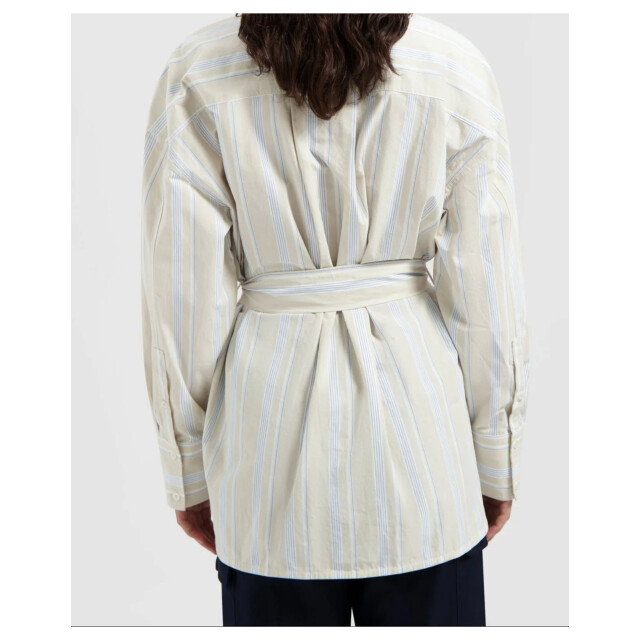 Olaf Hussein Stripe tie shirt ls blouses w200304 W200304 large