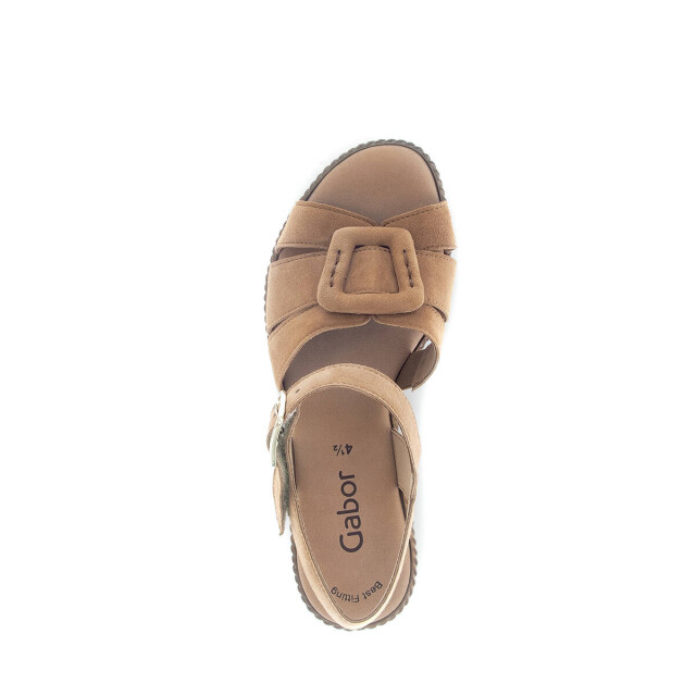 Gabor Gabor Sandalen met hak 64.772.14 Sandalen Beige Gabor Sandalen met hak 64.772.14 large
