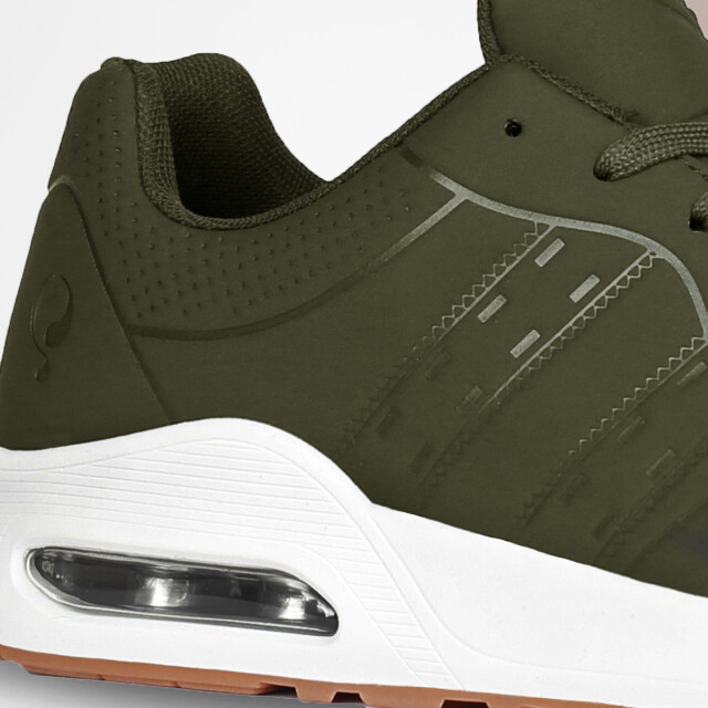 Q1905 Sneaker hank leger/ olive green QM1253341-900-1 large