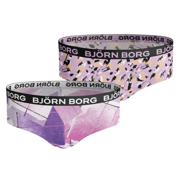 Björn Borg Björn borg meisjes hipster 2-pack – zacht katoen – & grafische prints 1811-1327-60331 large