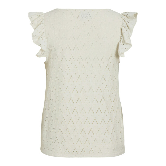 Vila Viamalina v-neck cs toppb off-white 4339.02.0004 large