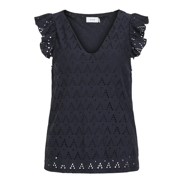 Vila Viamalina v-neck cs toppb navy 4339.37.0004 large
