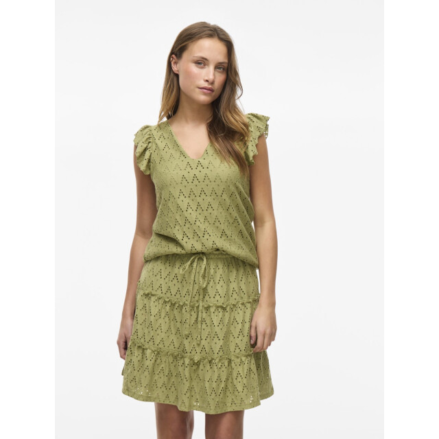 Vila Viamalina v-neck cs toppb olijf 4339.22.0005 large