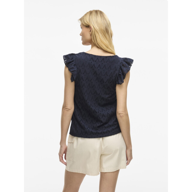 Vila Viamalina v-neck cs toppb navy 4339.37.0004 large