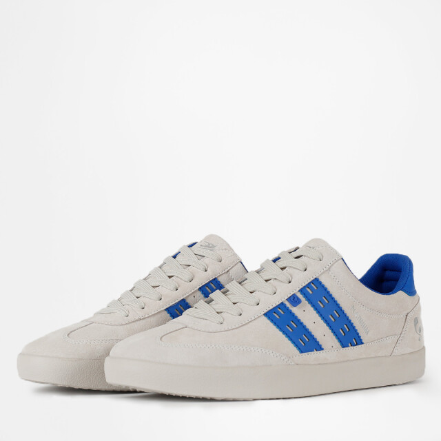 Q1905 Sneaker platinum offwhite/koningsblauw QM1253616-003-3 large