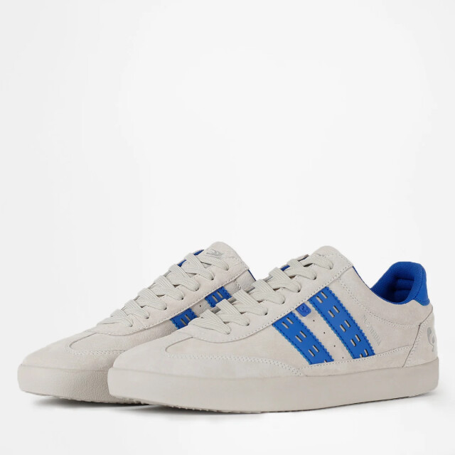 Q1905 Sneaker platinum offwhite/koningsblauw QM1253616-003-3 large