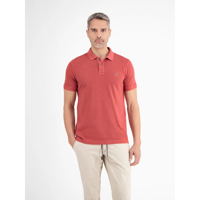 Lerros Heren polo 2543237 331 earth red Lerros Polo 2543237 331EarthRed large