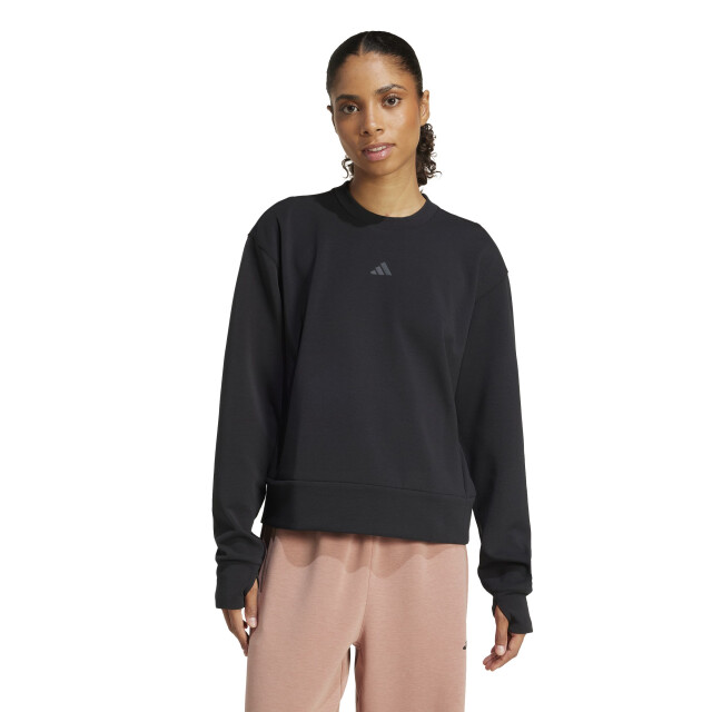 Adidas d4t knit crew training hoodie dames - 069346_990-M large