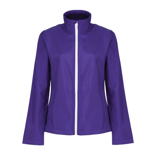 Regatta Regatta dames ablaze printable softshell jas UTRG3561_purplewhite large Regatta Regatta dames ablaze printable softshell jas UTRG3561_purplewhite large