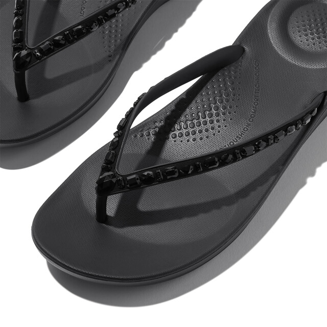FitFlop Fitflop™ iqushion multi-crystal tpu FitFlop™ Iqushion Multi-Crystal  TPU zwart large
