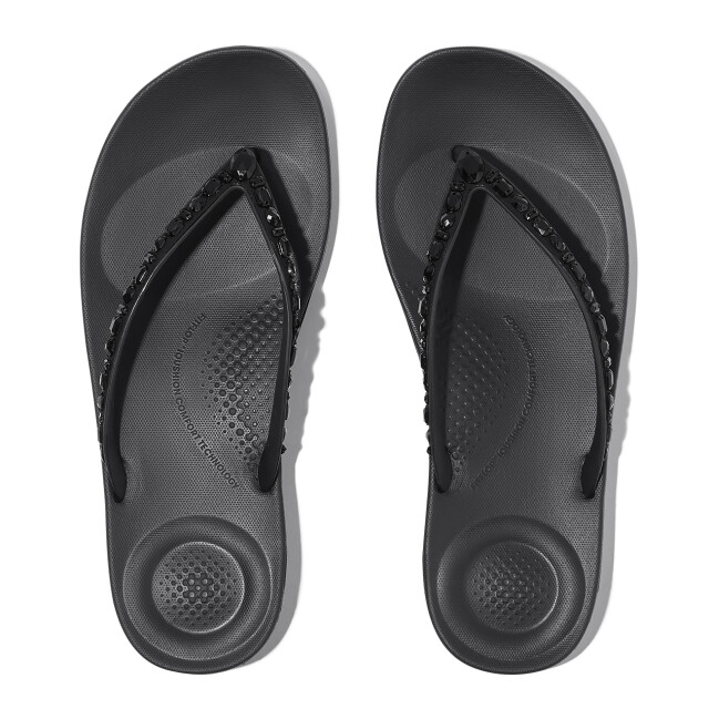 FitFlop Fitflop™ iqushion multi-crystal tpu FitFlop™ Iqushion Multi-Crystal  TPU zwart large