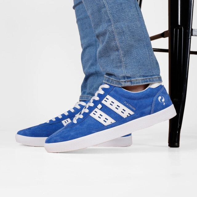 Q1905 Sneaker platinum koningsblauw/wit QM1253616-633-1 large